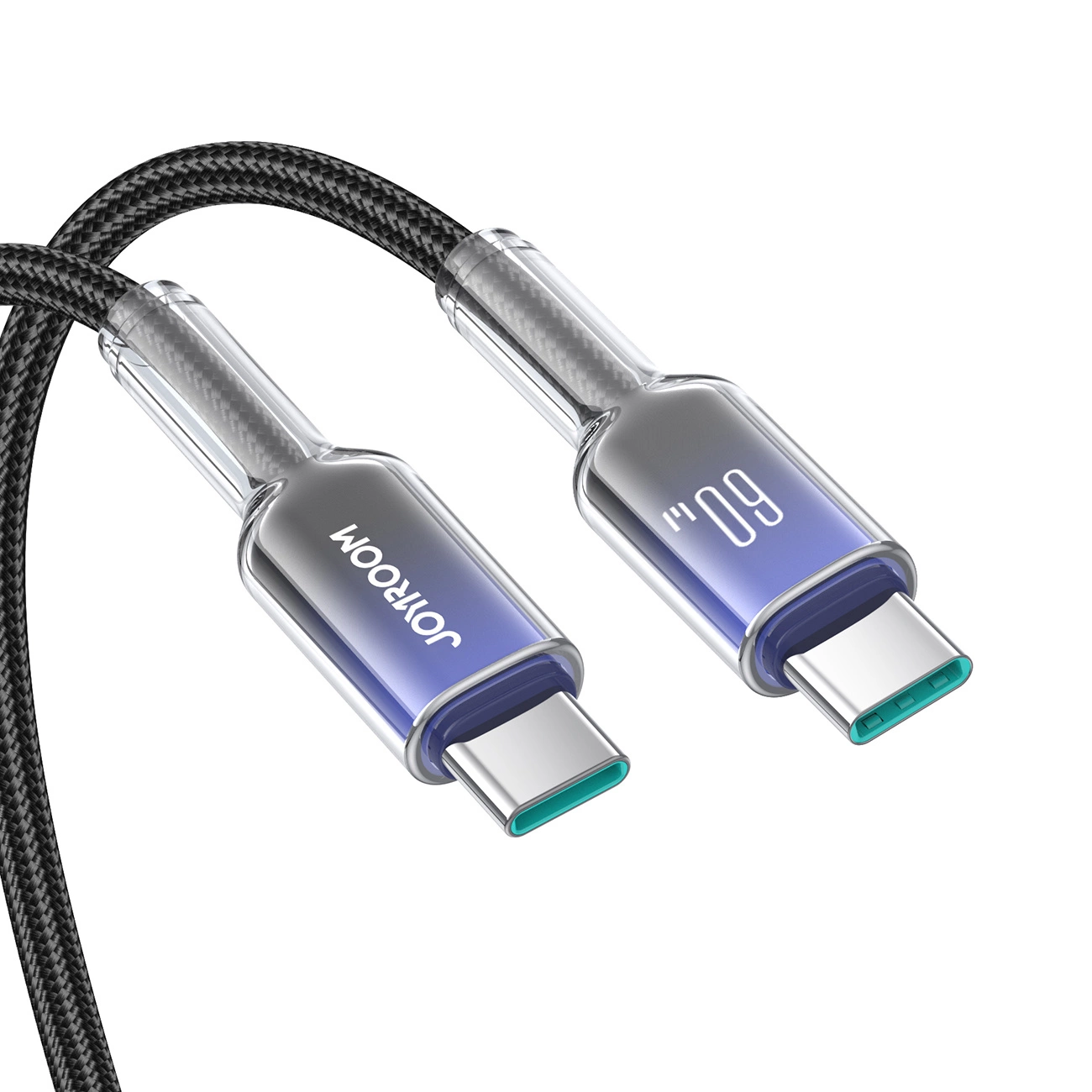Cable de Datos y Carga USB-C - USB-C Joyroom S-A42, 60W, 1.2m, Negro