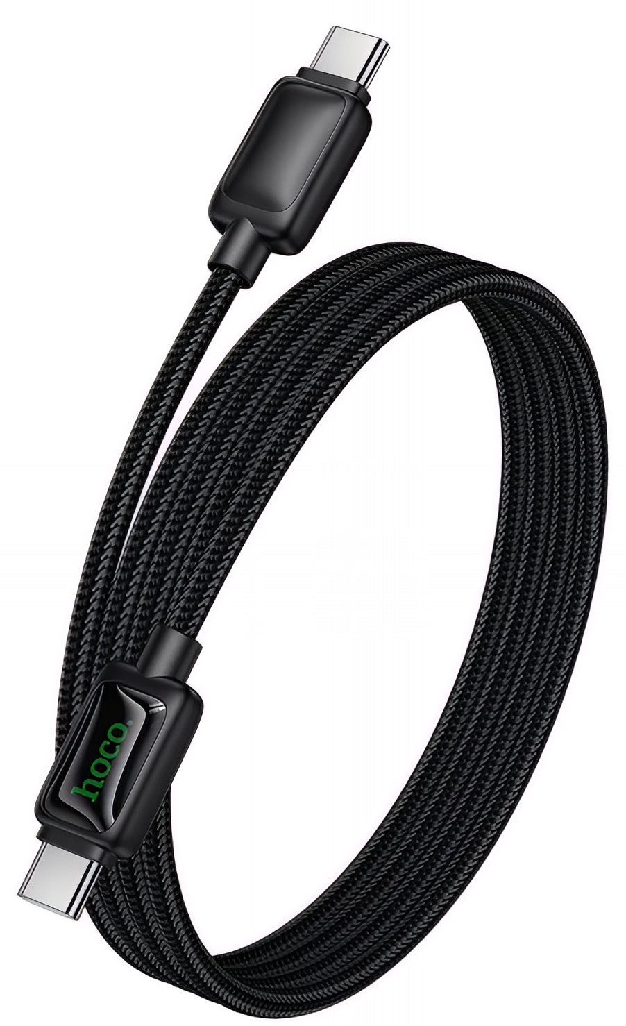 Cable de Datos y Carga USB-C - USB-C HOCO U146, 60W, 1.2m, Negro