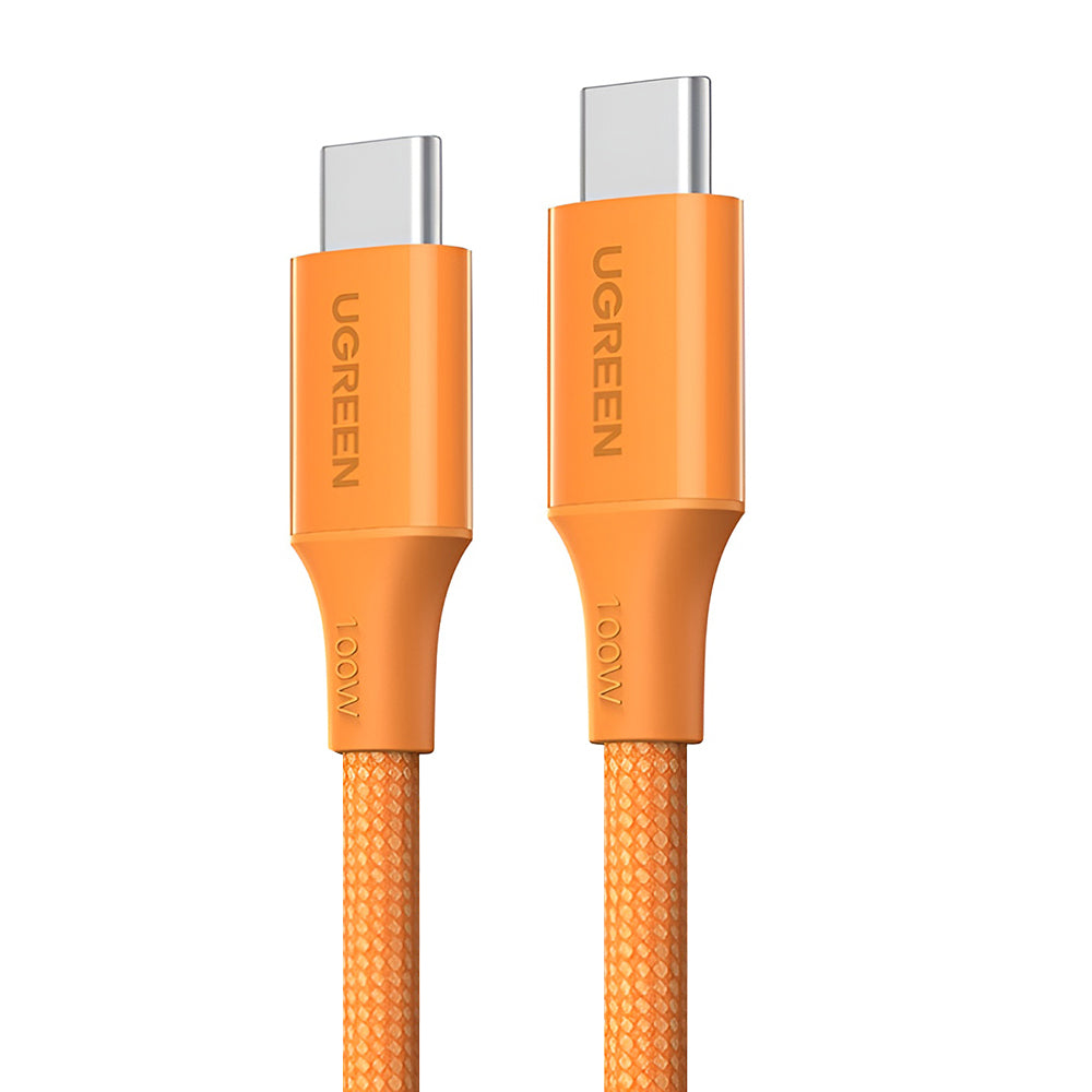 Cable de Datos y Carga USB-C - USB-C UGREEN L502, 100W, 1m, Naranja