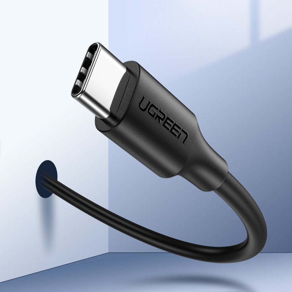 Cable de carga y datos USB-C - USB-C UGREEN US286, 60W, 2m, Negro