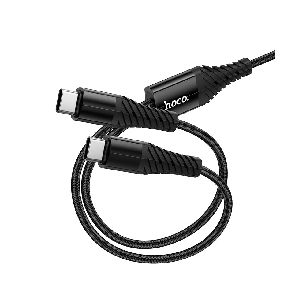 Cable de Carga USB-C - 2 x USB-C HOCO X123, 10W, 1m, Negro