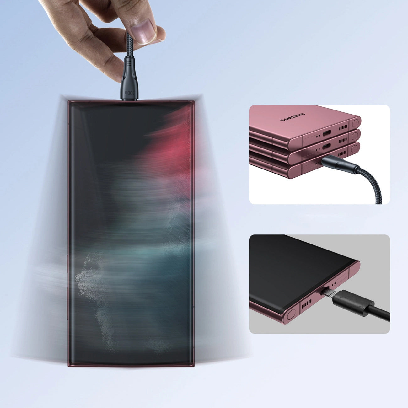 Cable de Datos y Carga USB-C - USB-C Joyroom S-A11, 60W, 0.25m, Negro