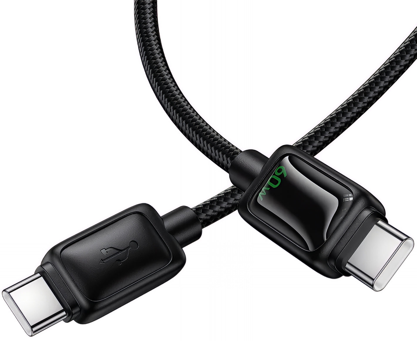 Cable de Datos y Carga USB-C - USB-C HOCO U146, 60W, 1.2m, Negro