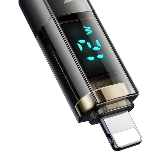 Cable de Datos y Carga USB-A - Lightning McDodo CA-3620 Display Auto Power Off, 18W, 1.2m, Negro