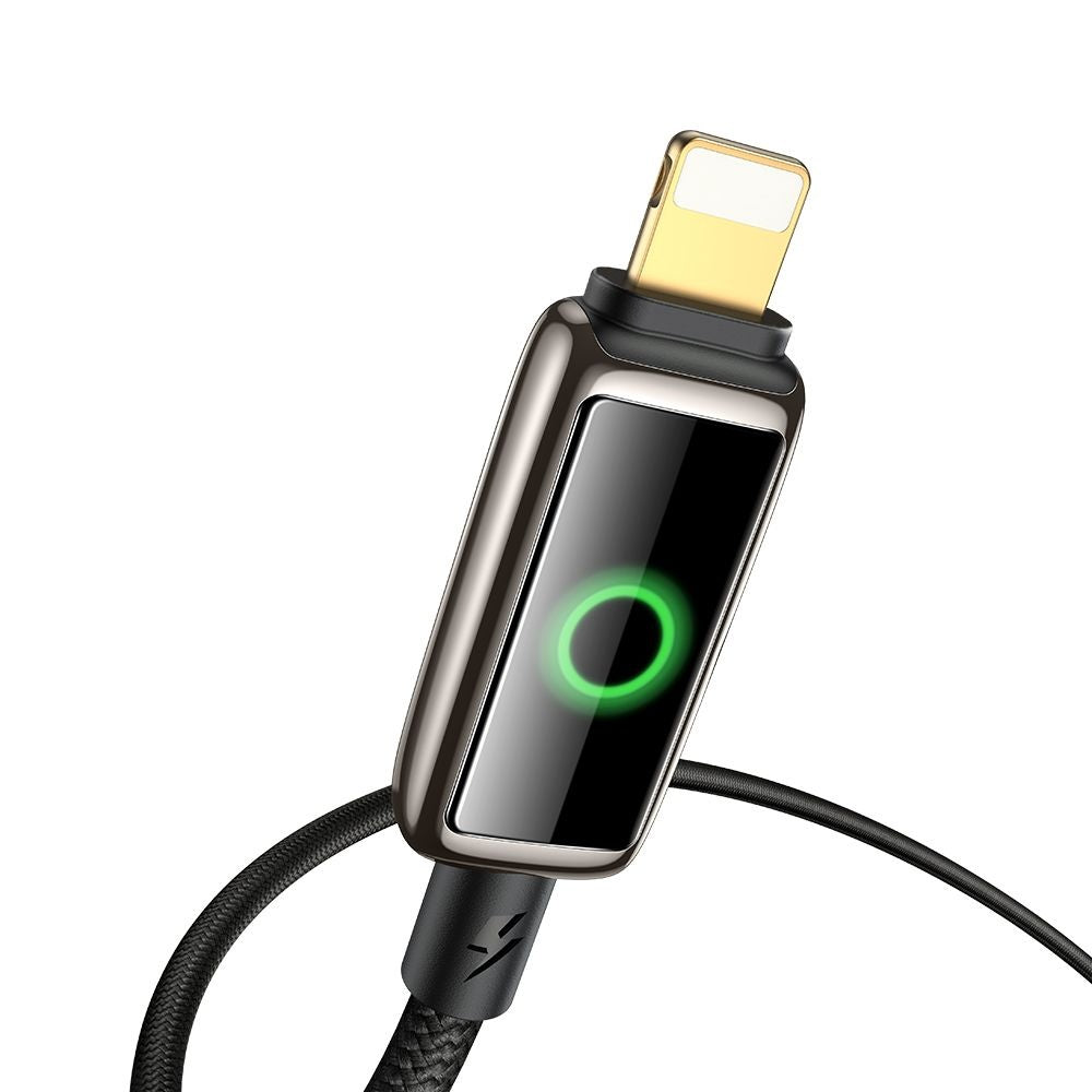 USB-A to Lightning McDodo CA-6590 Data and Charging Cable, Auto Power Off, 18W, 1.2m, Black