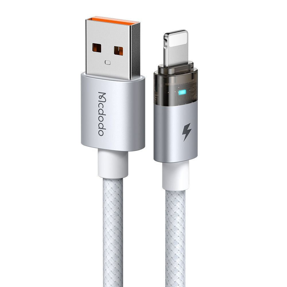 Cable de Datos y Carga USB-A - Lightning McDodo CA-6912, 18W, 1.2m, Blanco