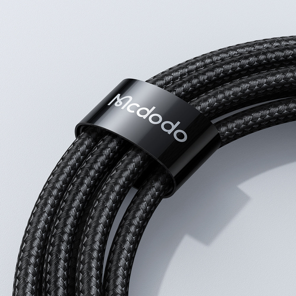 Cable de Datos y Carga USB-A - microUSB McDodo CA-1070 Display, 18W, 1.2m, Negro