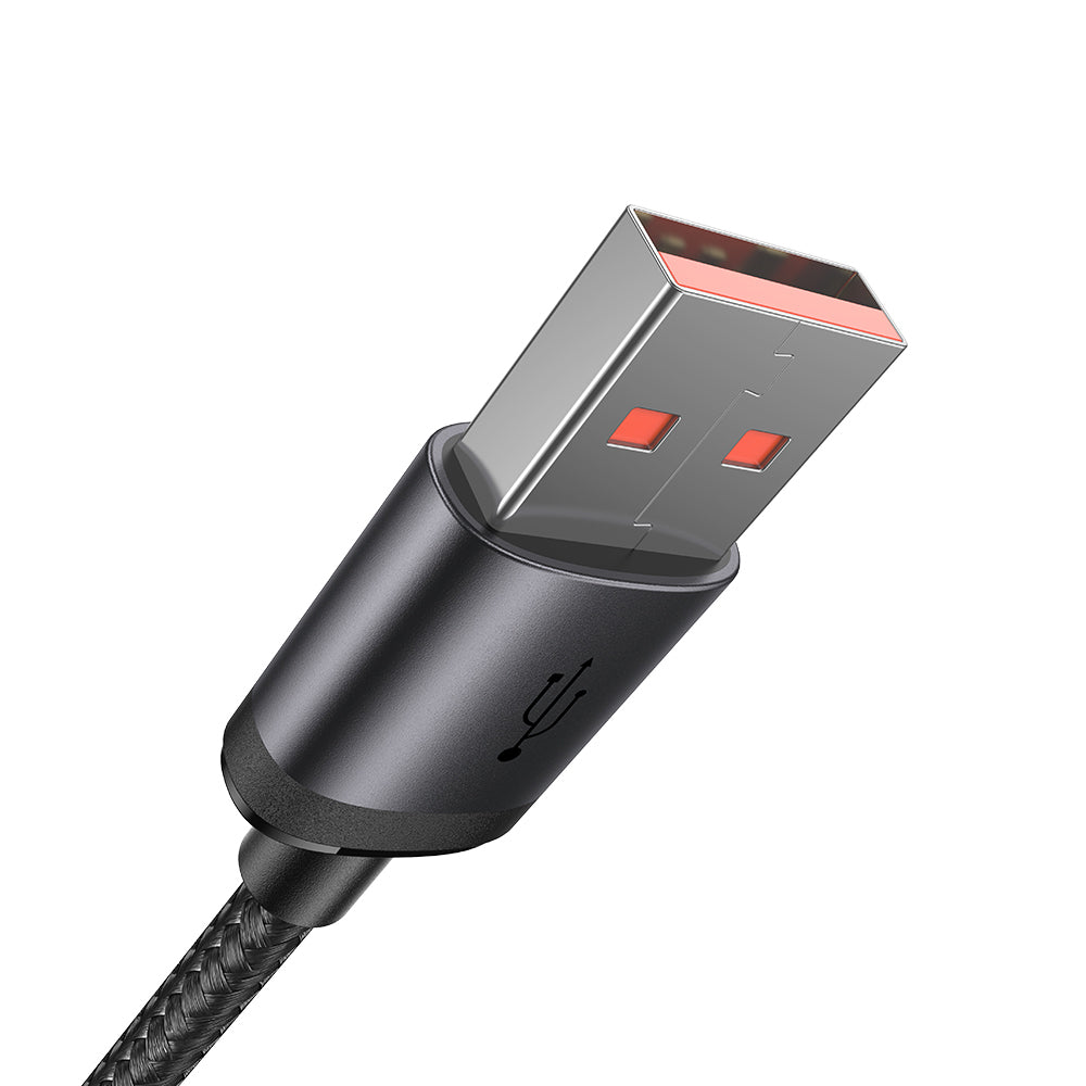 USB-A to microUSB Data and Charging Cable McDodo CA-3990, 18W, 1m, Black