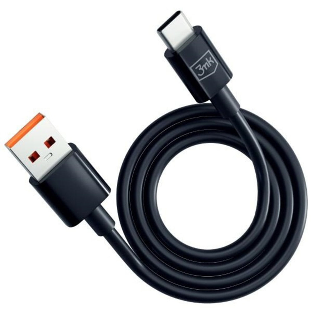 Cable de Datos y Carga USB-A - USB-C 3MK Hyper, 18W, 1.2m, Negro