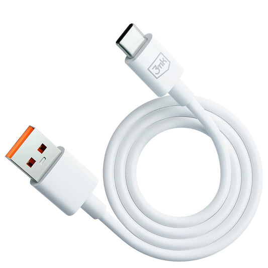 Cable de Datos y Carga USB-A - USB-C 3MK Hyper, 60W, 1.2m, Blanco