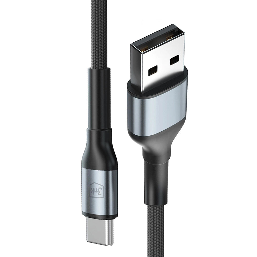 Cable de Datos y Carga USB-A - USB-C 3MK Hyper N 18, 18W, 1m, Negro