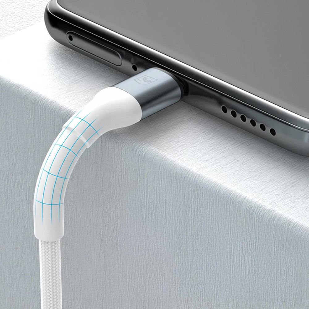 Cable de Datos y Carga USB-A - USB-C 3MK Hyper N, 18W, 1m, Blanco
