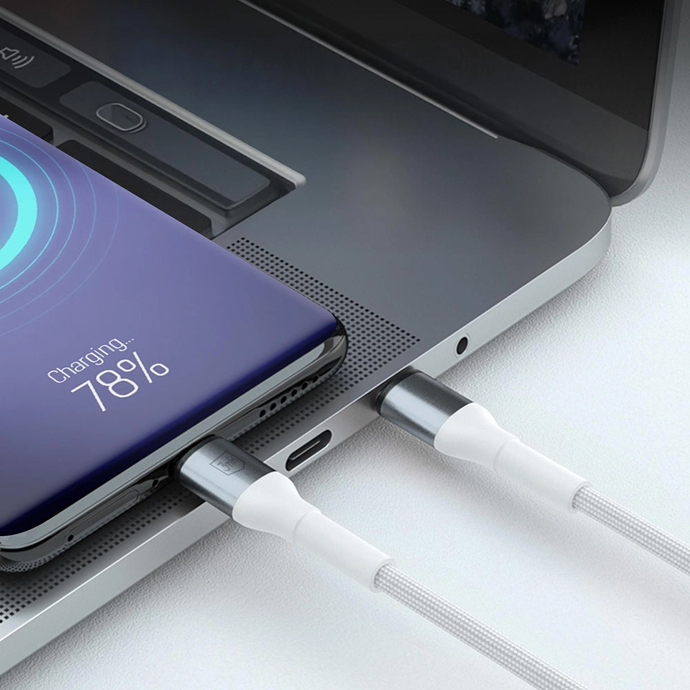 Cable de Datos y Carga USB-A - USB-C 3MK Hyper N, 18W, 1m, Blanco
