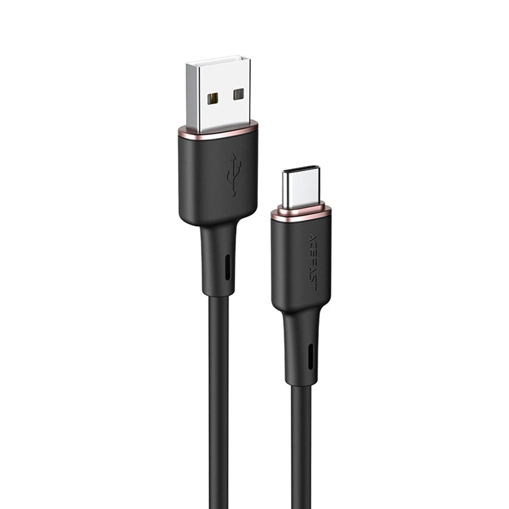 Cable de Datos y Carga USB-A - USB-C Acefast C2-04, 18W, 1.2m, Negro