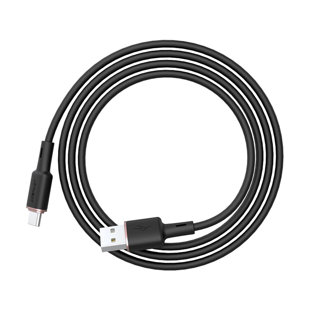 Cable de Datos y Carga USB-A - USB-C Acefast C2-04, 18W, 1.2m, Negro