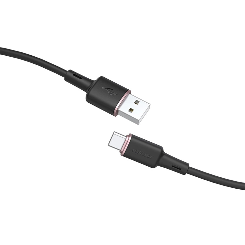 Cable de Datos y Carga USB-A - USB-C Acefast C2-04, 18W, 1.2m, Negro