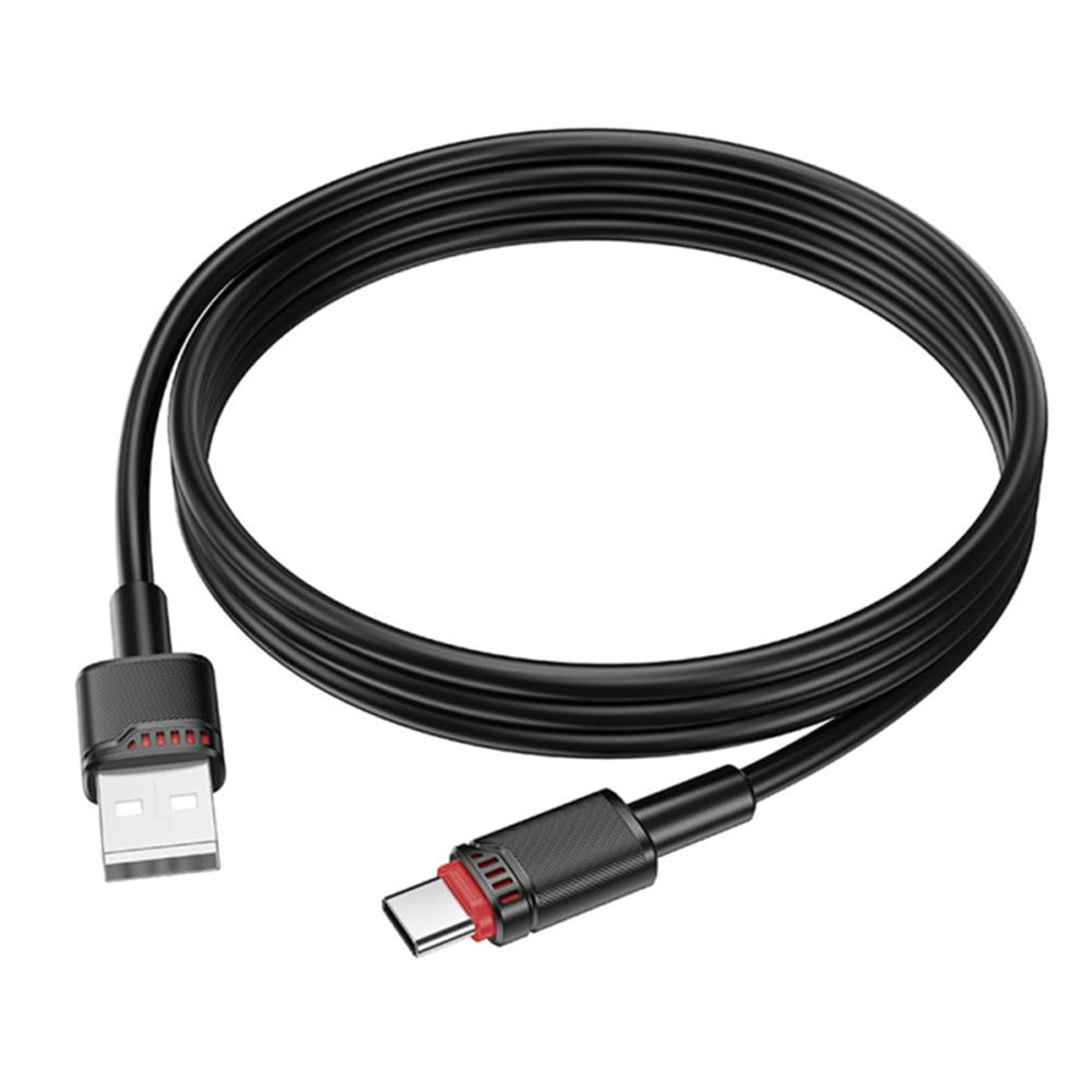 Cable de Datos y Carga USB-A - USB-C Borofone BX110 Beneficio, 18W, 1m, Negro