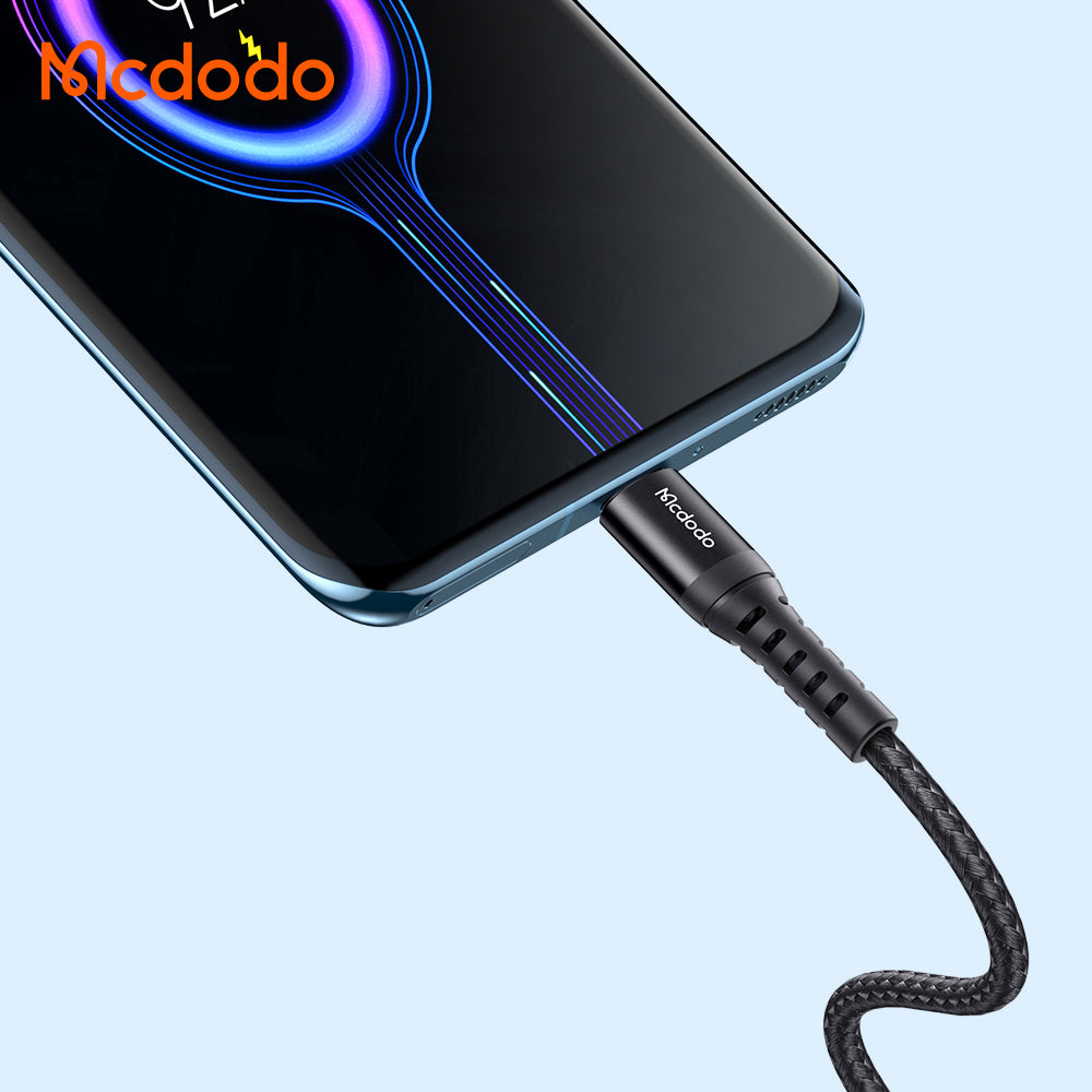 Cable de Datos y Carga USB-A - USB-C McDodo CA-2271, 18W, 1m, Negro