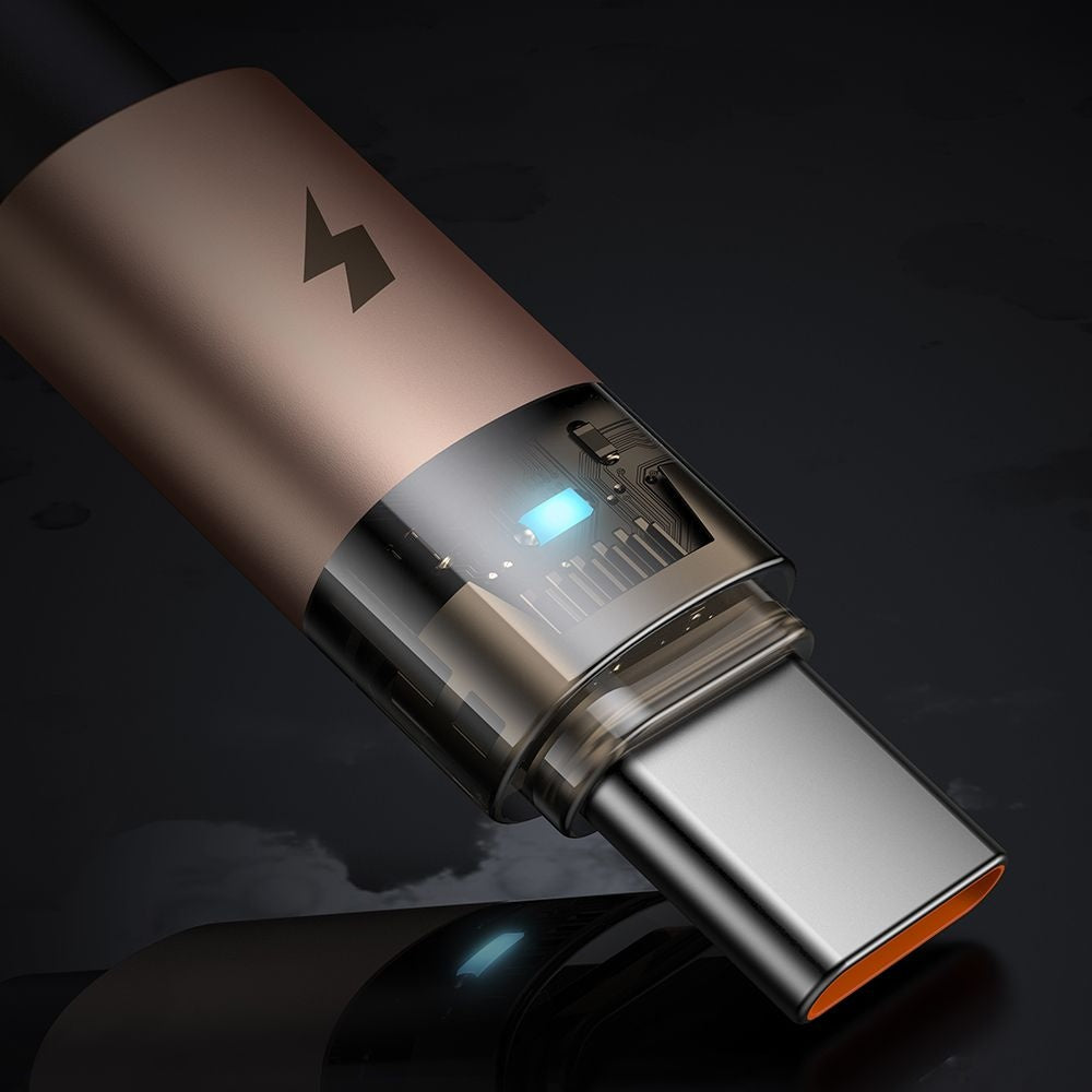 Cable de Datos y Carga USB-A - USB-C McDodo CA-6891, 66W, 1.2m, Dorado