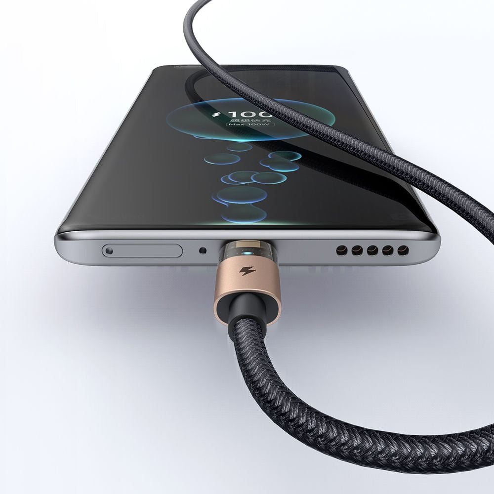 Cable de Datos y Carga USB-A - USB-C McDodo CA-6891, 66W, 1.2m, Dorado