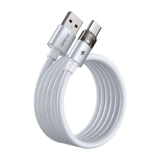 Cable de Datos y Carga USB-A - USB-C McDodo CA-6892, 66W, 1.2m, Blanco
