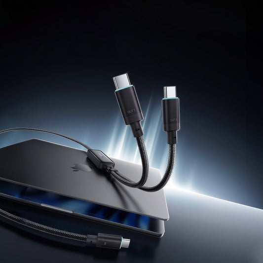 Cable de Datos y Carga USB-C - 2 x USB-C Cuktech C2C615, 140W, 1.5m, Negro CKC2C615GLBK