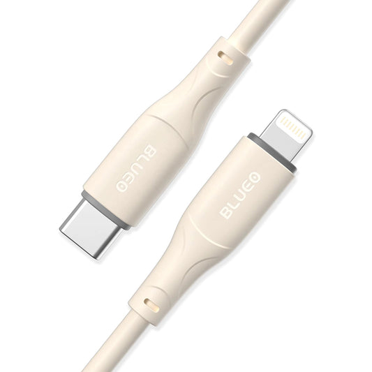 Cable de Datos y Carga USB-C - Lightning Blueo Ape Legend, 20W, 1.5m, Gris