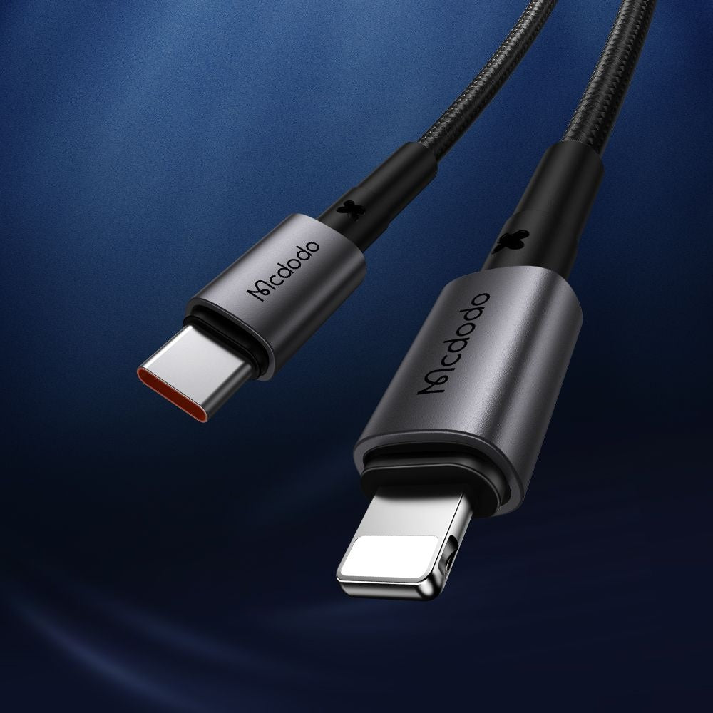 Cable de Datos y Carga USB-C - Lightning McDodo CA-2850, 36W, 1.2m, Negro