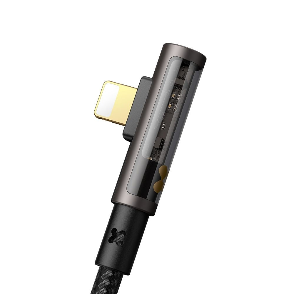 Cable de Datos y Carga USB-C - Lightning McDodo CA-3390 Angled, 36W, 1.2m, Negro