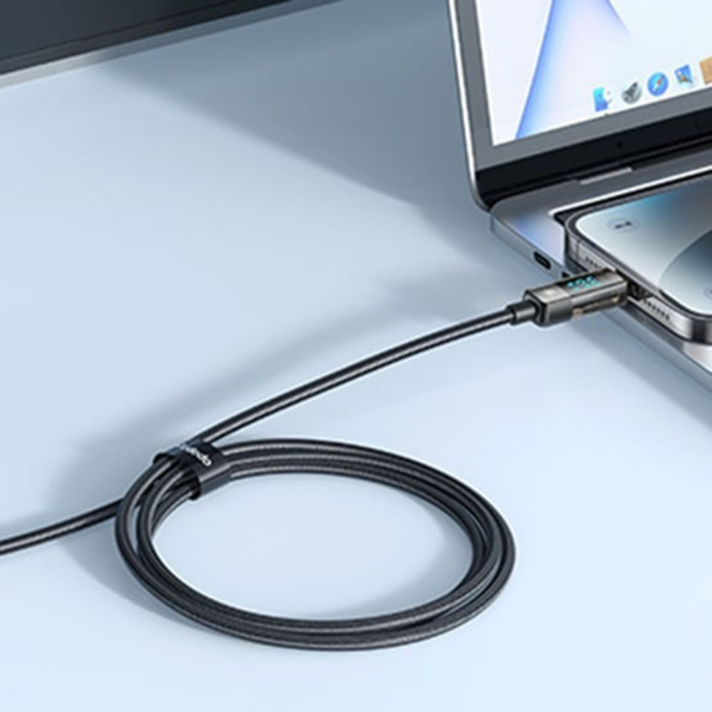 Cable de Datos y Carga USB-C - Lightning McDodo CA-3600 Display Auto Power Off, 36W, 1.2m, Negro
