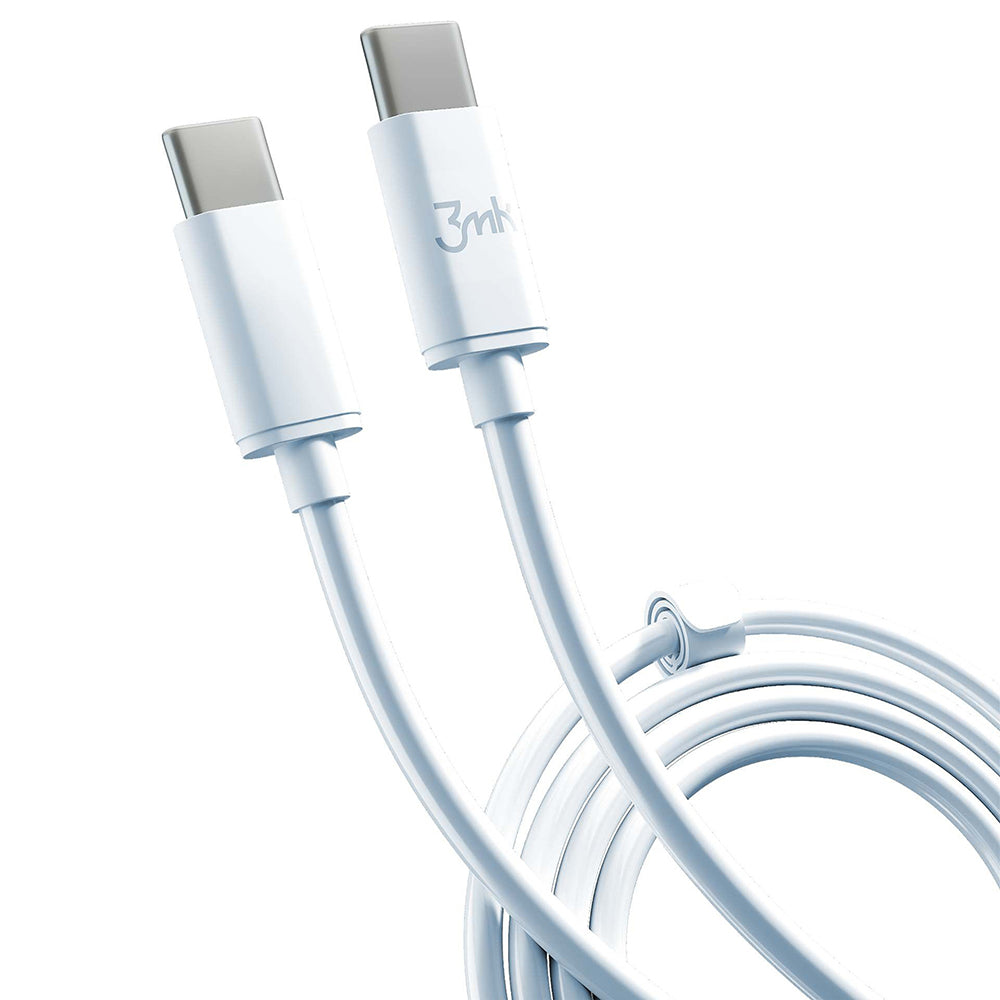 Cable de Datos y Carga USB-C - USB-C 3MK Hyper, 100W, 2m, Blanco