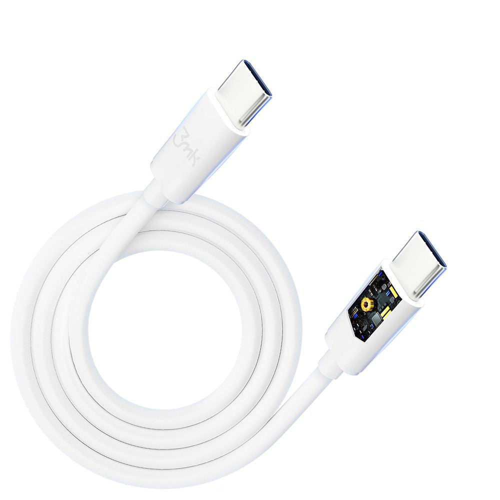 Cable de Datos y Carga USB-C - USB-C 3MK Hyper, 100W, 2m, Blanco