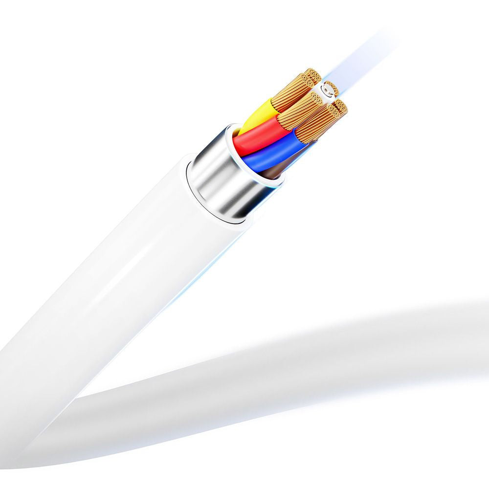 Cable de Datos y Carga USB-C - USB-C 3MK Hyper, 100W, 2m, Blanco
