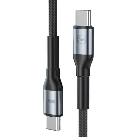Cable de Datos y Carga USB-C - USB-C 3MK Hyper N, 100W, 1m, Negro