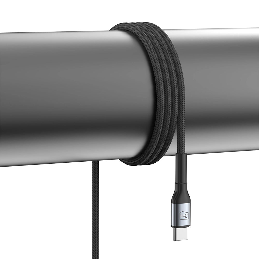 Cable de Datos y Carga USB-C - USB-C 3MK Hyper N, 100W, 1m, Negro