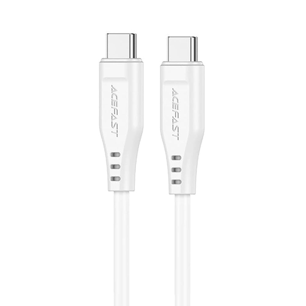 Cable de Datos y Carga USB-C - USB-C Acefast C3-03, 60W, 1.2m, Blanco