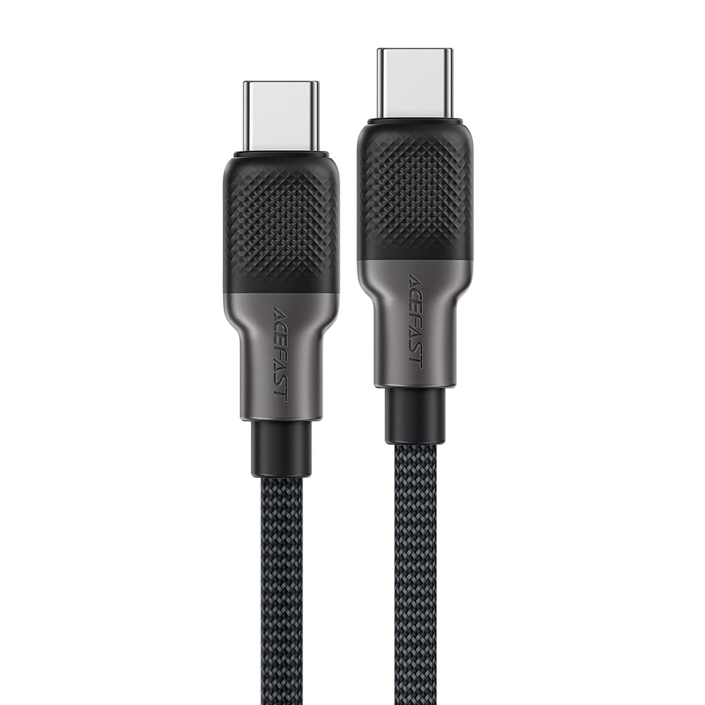 Cable de Datos y Carga USB-C - USB-C Acefast C10-03, 60W, 1.2m, Negro