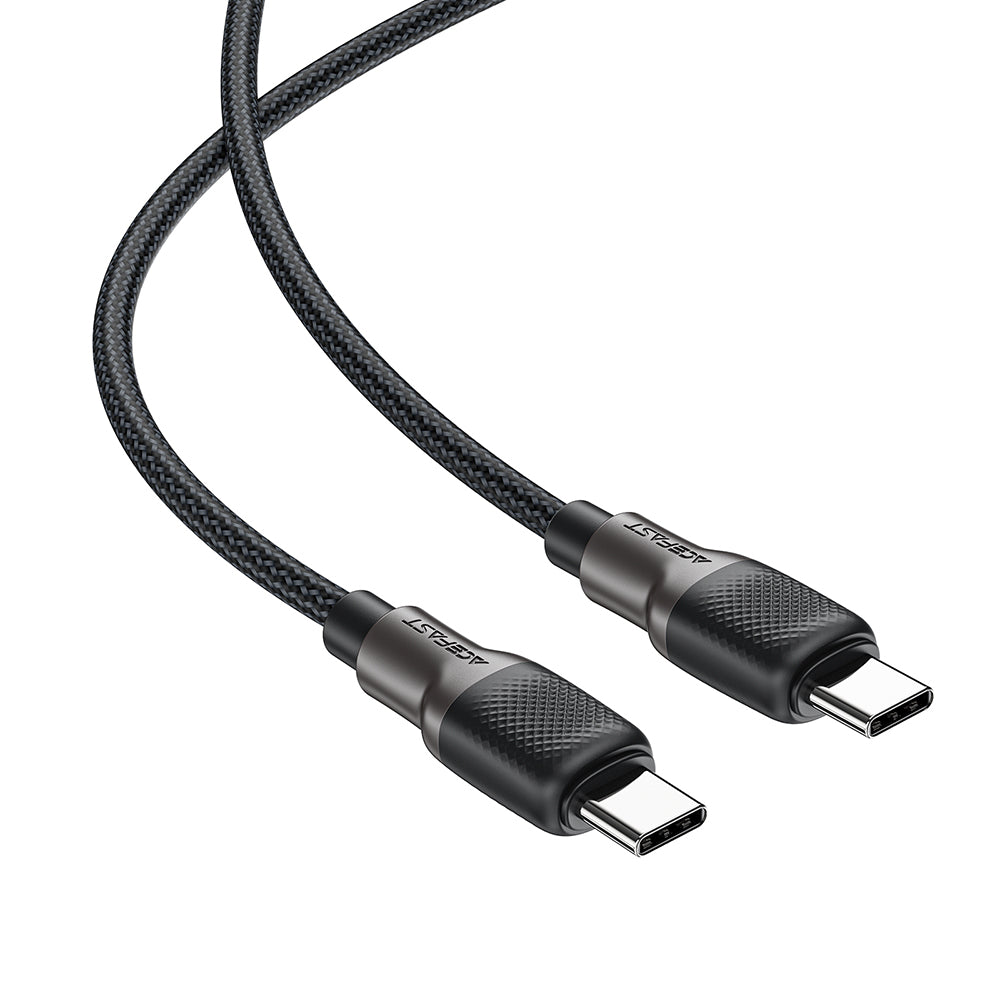 Cable de Datos y Carga USB-C - USB-C Acefast C10-03, 60W, 1.2m, Negro