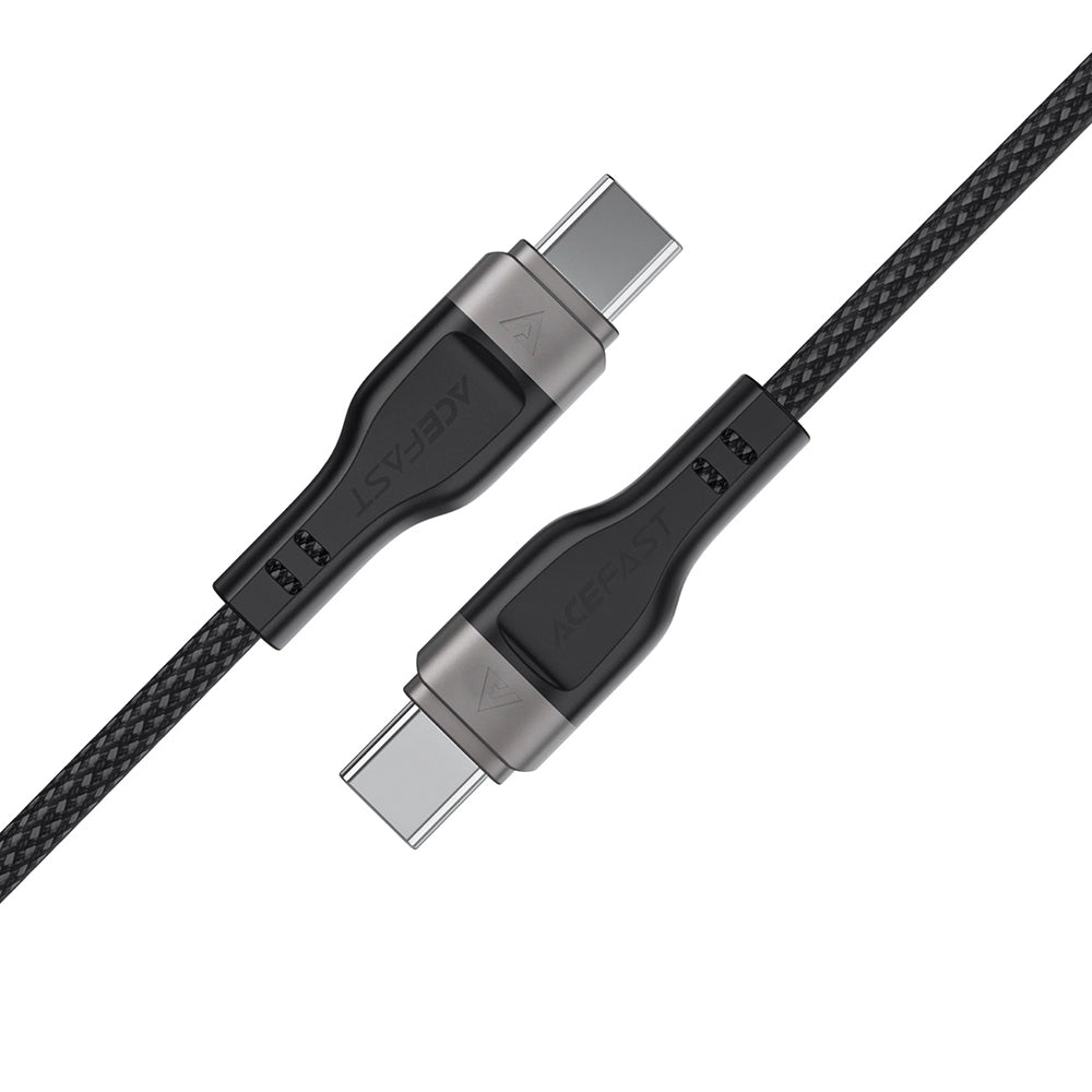 Cable de Datos y Carga USB-C - USB-C Acefast C11-03, 60W, 1.2m, Negro