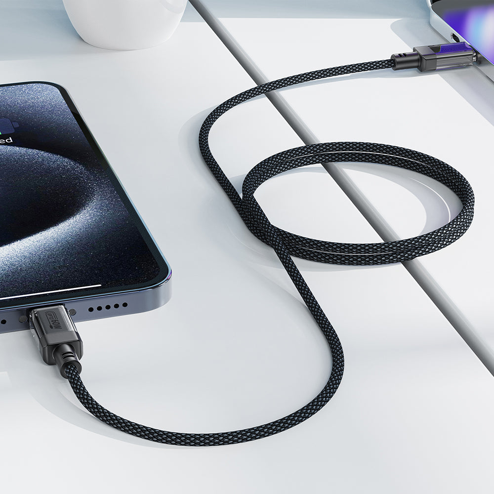 Cable de Datos y Carga USB-C - USB-C Acefast C12-03, 60W, 1.2m, Negro