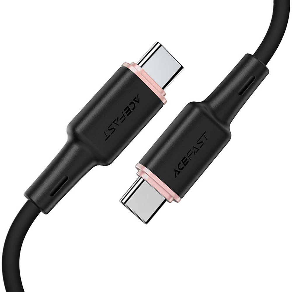 Cable de Datos y Carga USB-C - USB-C Acefast C2-03, 60W, 1.2m, Negro