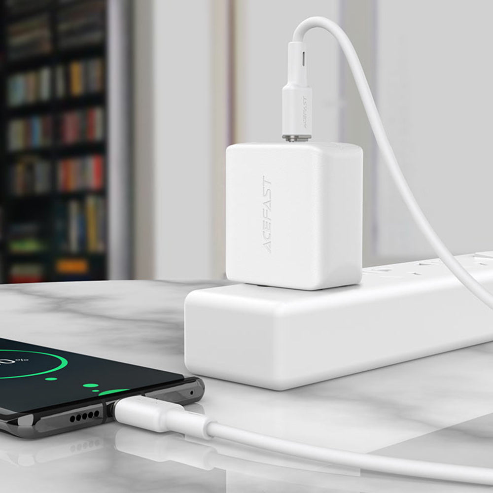 Cable de Datos y Carga USB-C - USB-C Acefast C2-03, 60W, 1.2m, Negro