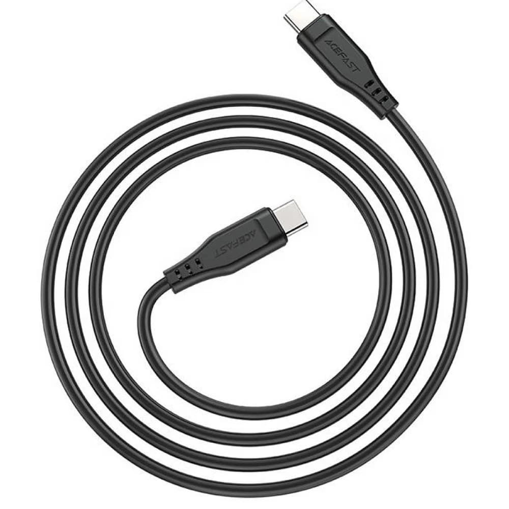 USB-C Data and Charging Cable - USB-C Acefast C3-03, 60W, 1.2m, Black