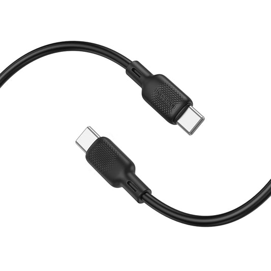 Cable de Datos y Carga USB-C - USB-C Borofone BX113 Lenny, 60W, 2m, Negro