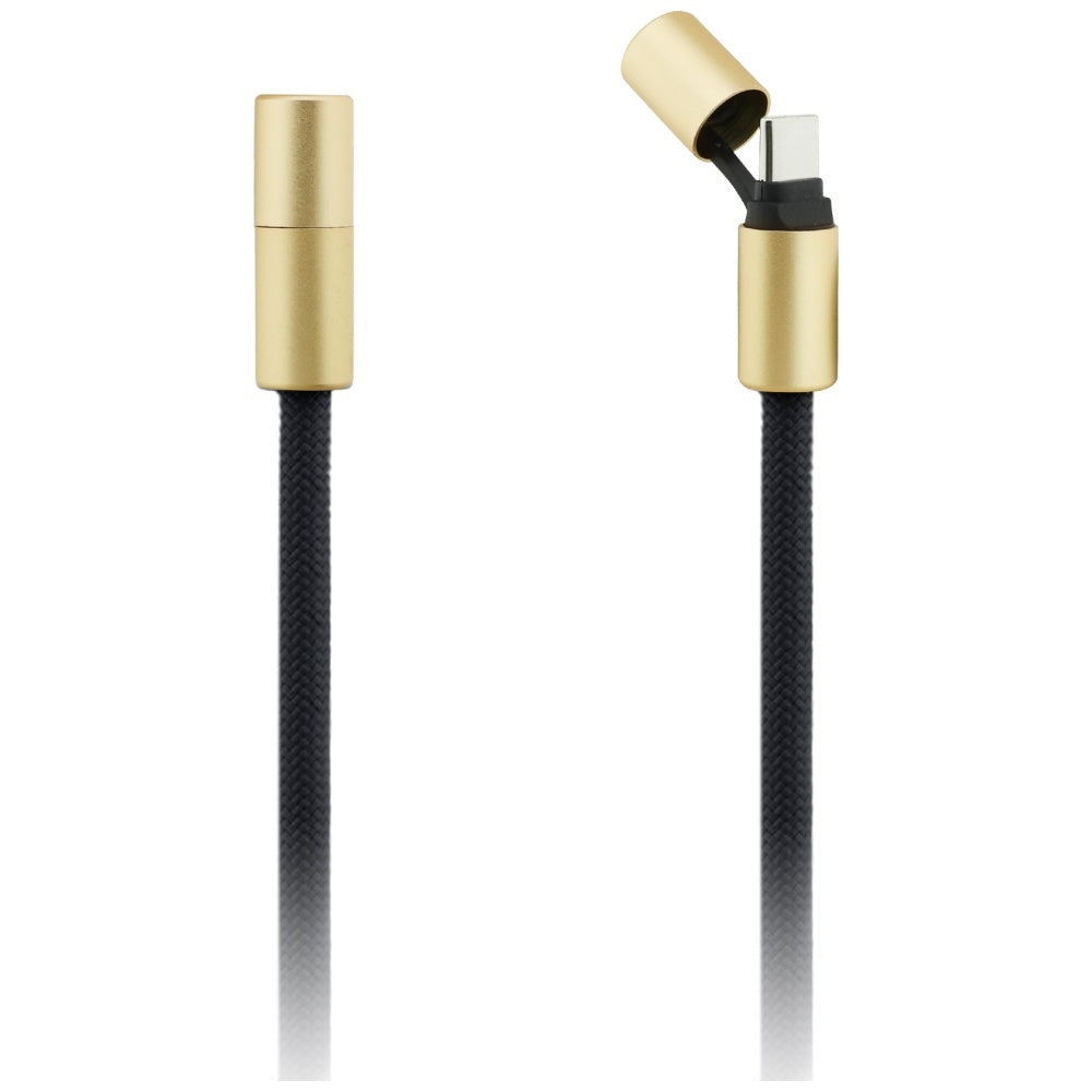 Cable de Datos y Carga USB-C - USB-C Guess CBDY 4G Charm, 100W, 1.5m, Negro