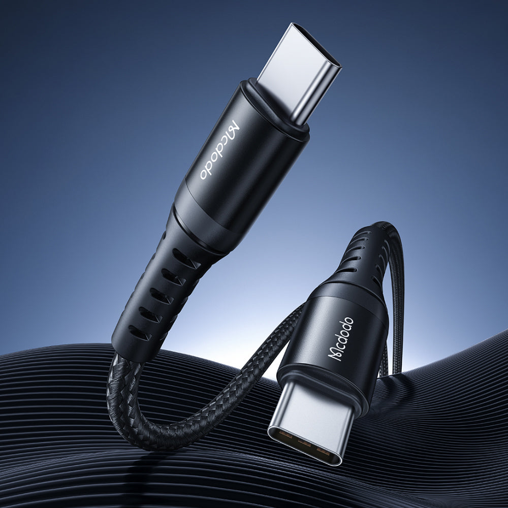Cable de Datos y Carga USB-C - USB-C McDodo CA-5641, 60W, 1m, Negro