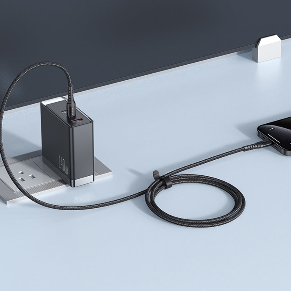 Cable de Datos y Carga USB-C - USB-C McDodo CA-5641, 60W, 1m, Negro