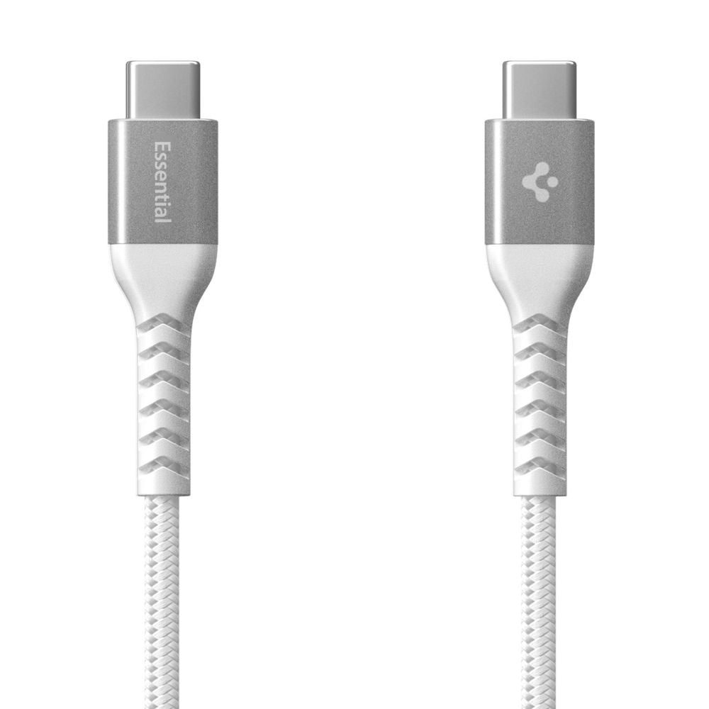Cable de Datos y Carga USB-C - USB-C Spigen EB10010CCA, 100W, 1m, Blanco ACA11102