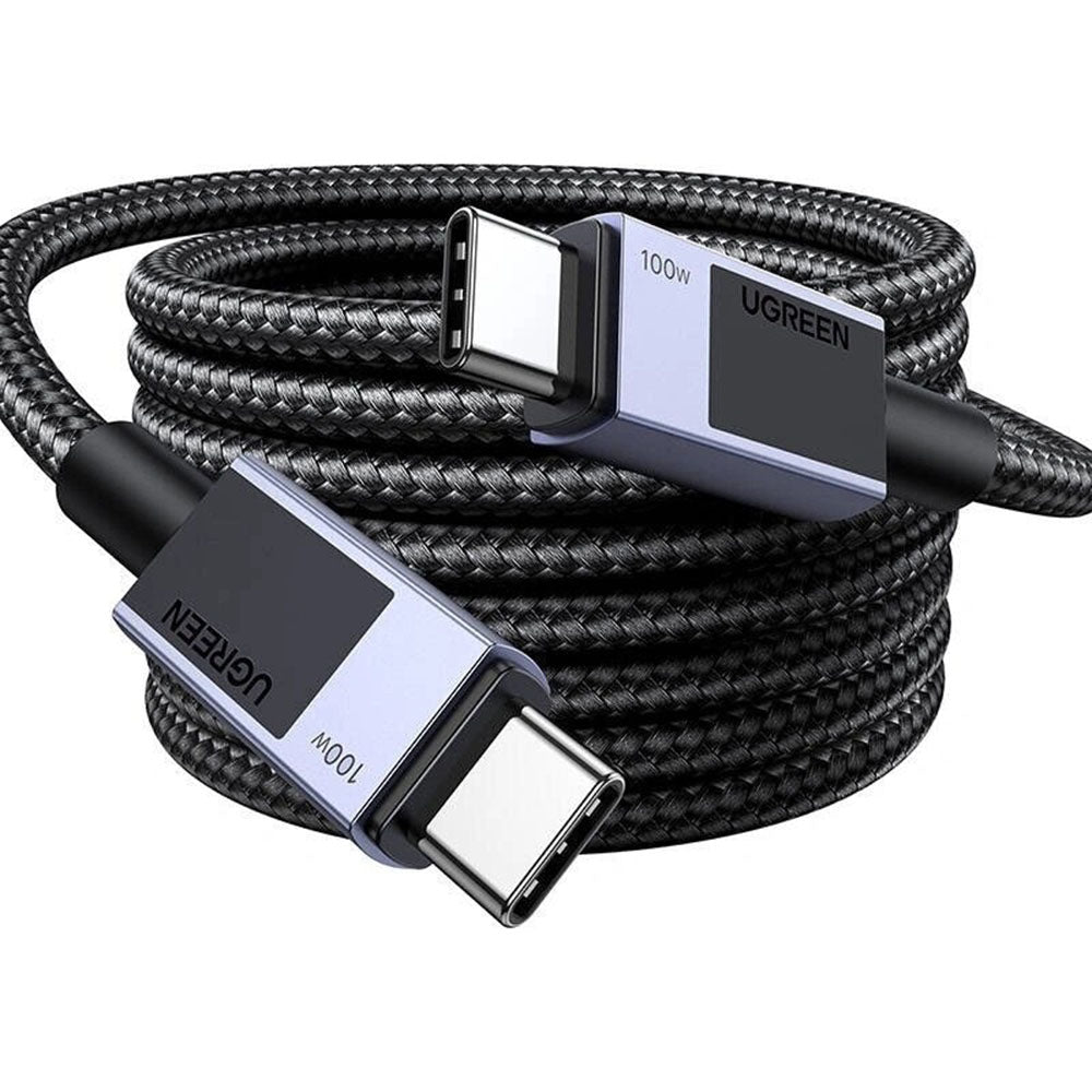 Cable de Datos y Carga USB-C - USB-C UGREEN L512, 100W, 1m, Gris