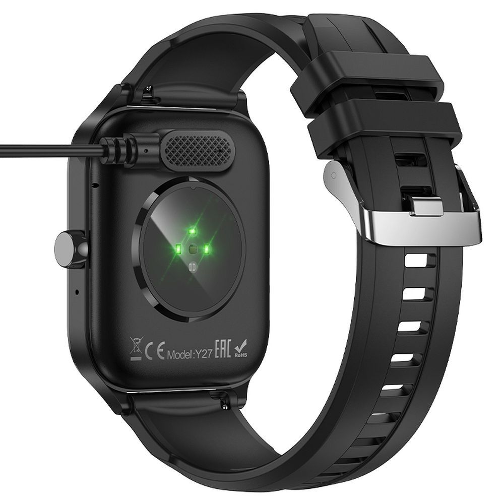 Cable de Carga para Smartwatch HOCO Y26 / Y27, USB-A, Negro